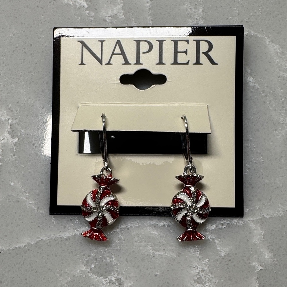 Christmas Peppermint Candy Earrings
